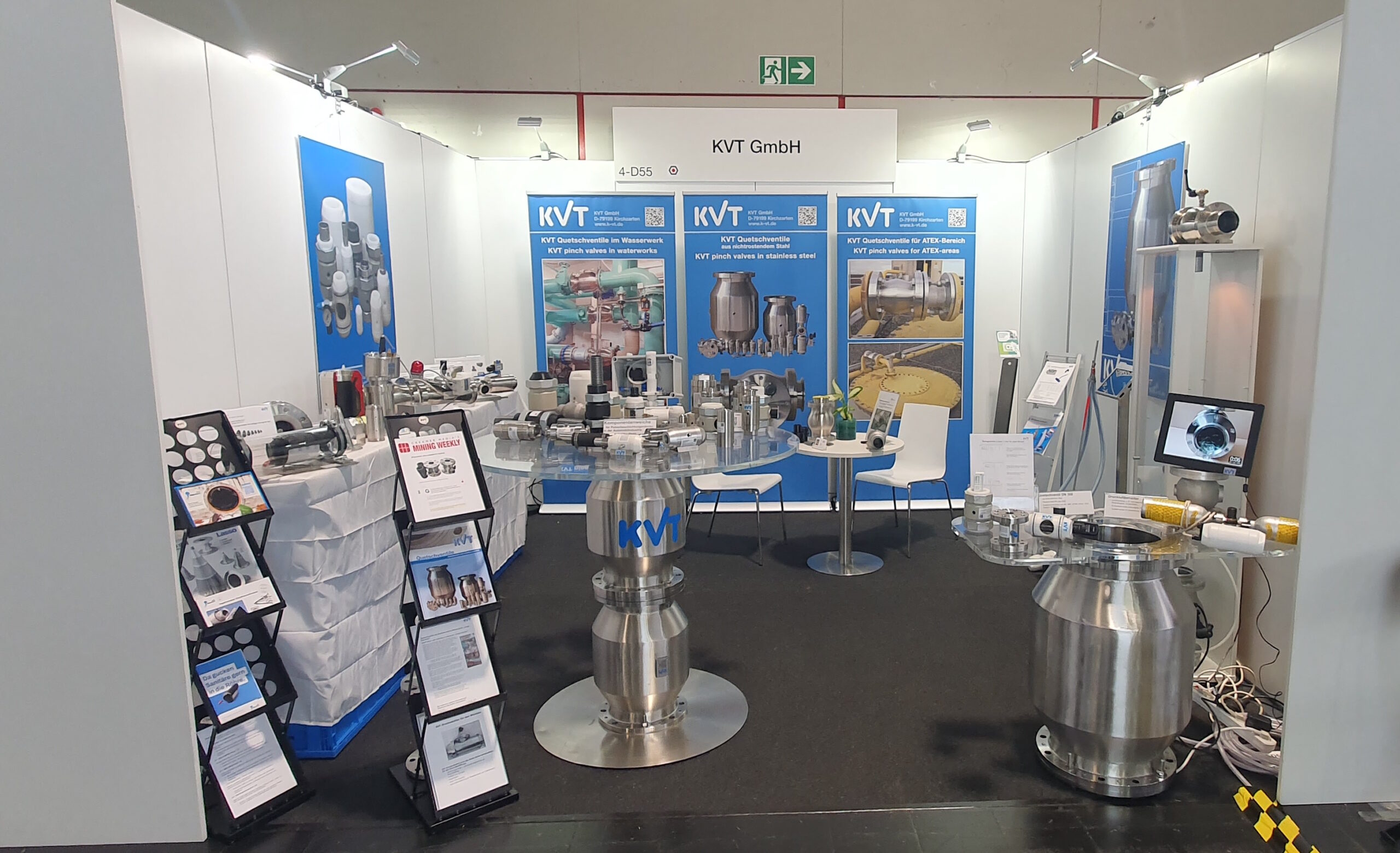 KVT pinch valves on the exhibition SOLIDS KVT-SOLIDS2026-20260317_150247_A