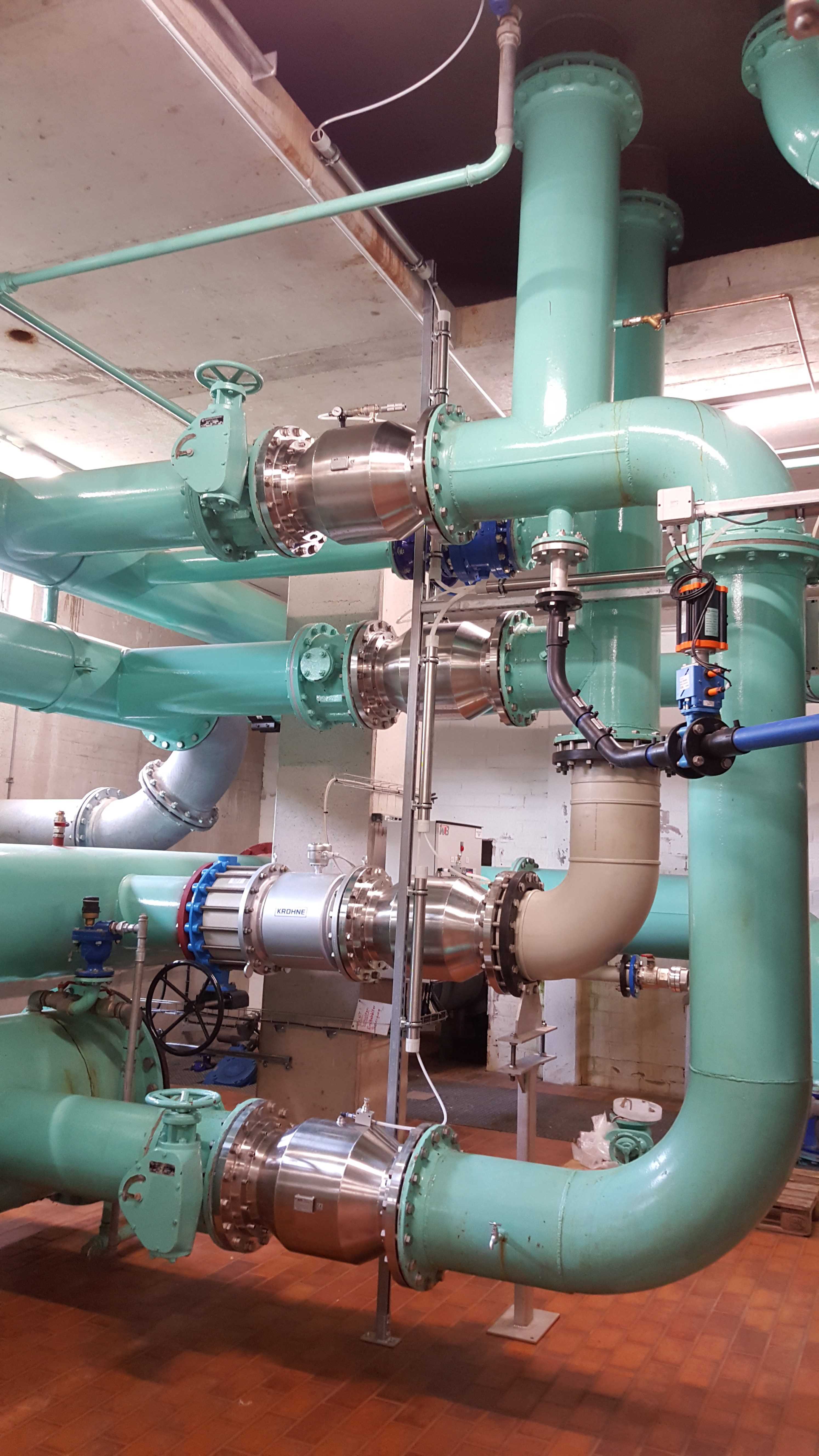 Quetschventile im Wasserwerk Quetschventile im Wasserwerk